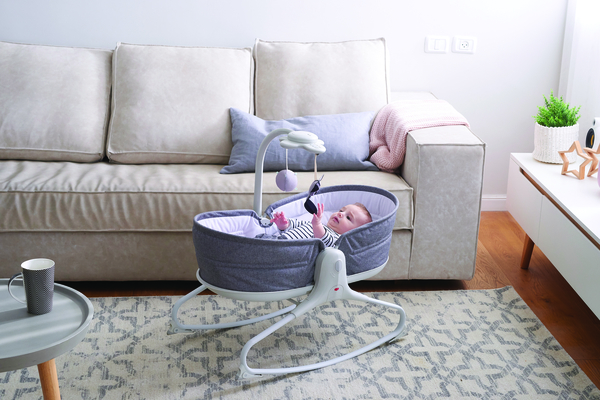 Крісло-ліжечко-гойдалка Tiny Love Мамина любов, сірий (1804100030) - Pampik - 11