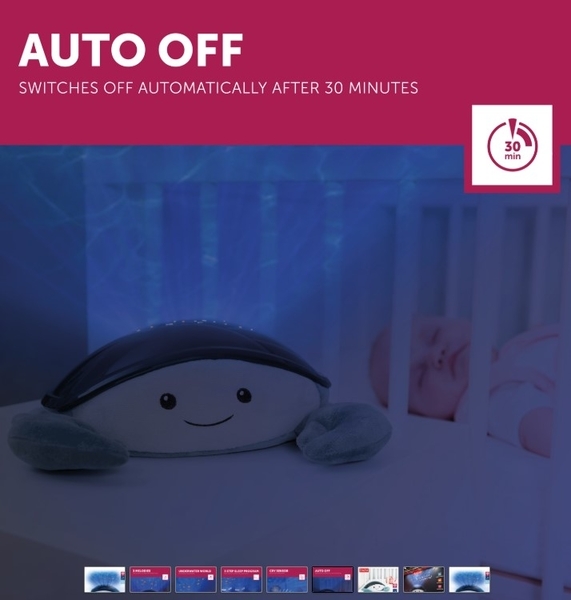 Музыкальный ночник-проектор Zazu Cody Краб с движущейся проекцией (ZA-CODY-01) - Pampik - 7