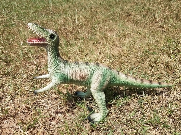 Динозавр Lanka Novelties Динозавр Велоцираптор, сірий, 32 см (21224) - Pampik - 3