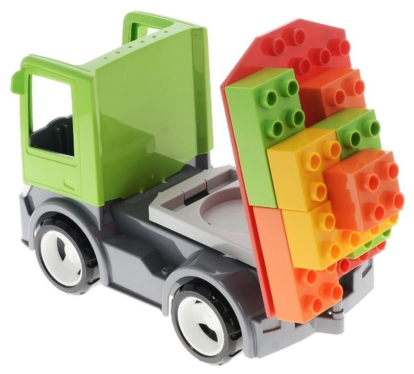 Іграшка MultiGO Вантажівка з платформою і кубиками (27054) - Pampik - 2