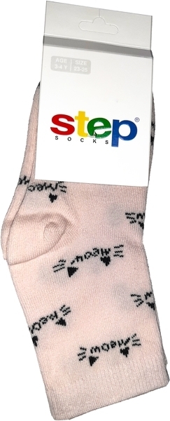 

Носки Step Socks Children Collection Meow, р., розовый (3742