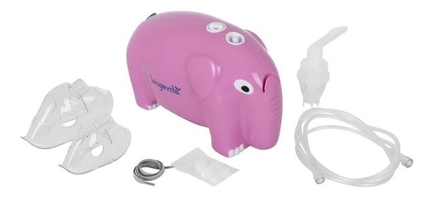 Компрессорный ингалятор Longevita Слоник (CNB69012 Pink) - Pampik - 8