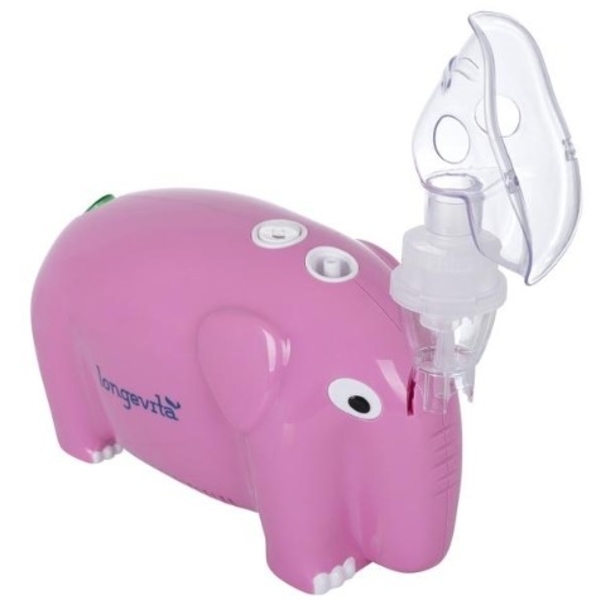 Компрессорный ингалятор Longevita Слоник (CNB69012 Pink) - Pampik - 2