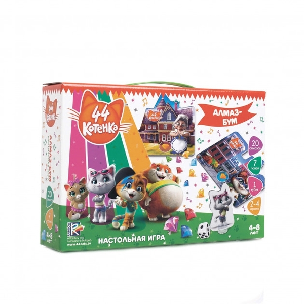 

Игра настольная Vladi Toys 44 Кота Алмаз-Бум (VT8055-07