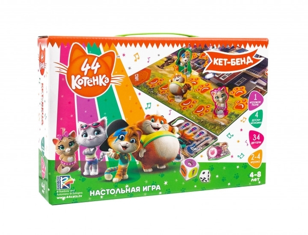 

Игра настольная Vladi Toys 44 Кота Кет-бенд (VT8055-08