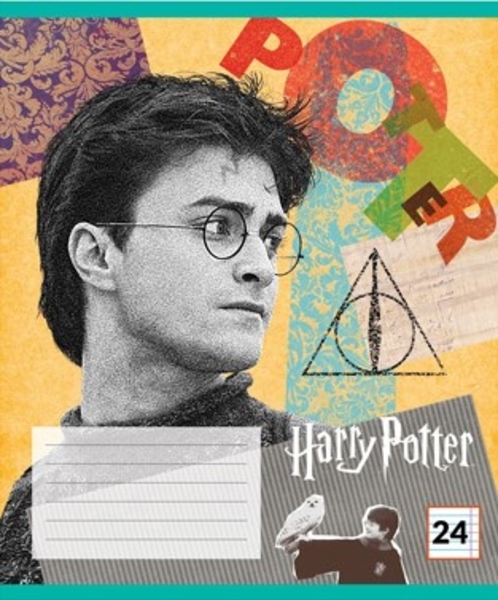 

Тетрадь Kite Harry Potter, 24 листа, линия, желтый (HP20-239