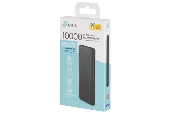 

Внешний аккумулятор TP-Link 10000 mAh, черный (TL-PB10000