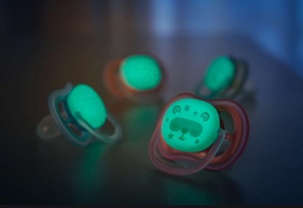 Пустушка для дівчинки Philips Avent Air Нічна, 0-6 місяців, 2 шт. (SCF376/12) - Pampik - 3