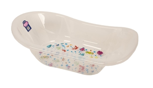 Ванночка Sevi bebe зі зливом, білий, 90 см (80) - Pampik