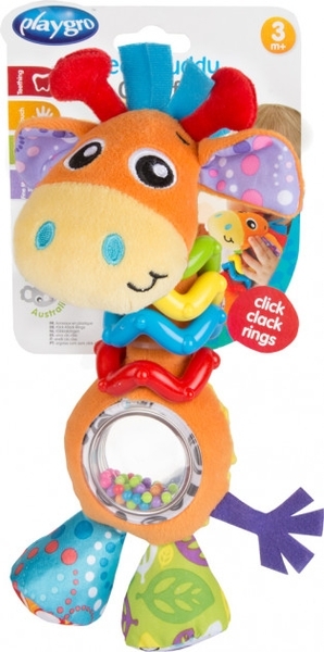 Іграшка Playgro Мій перший дружок Жираф з намистинами (5769) - Pampik - 2