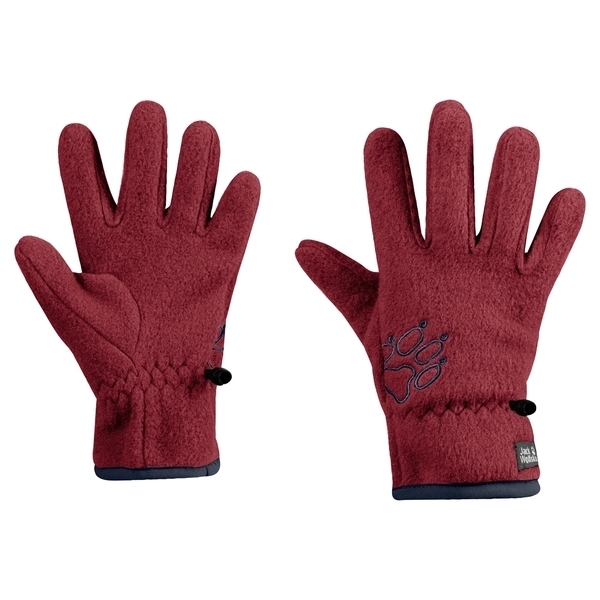 

Перчатки Jack Wolfskin Baksmalla Fleece Glove Kids, флис, р.140, красный (1907461-2027140