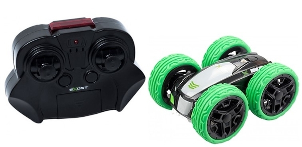 Машинка на радиоуправлении Silverlit 360 mini flip, 1:34, зеленая (20143-1) - Pampik - 3