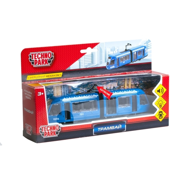 Автомодель Technopark Трамвай Київ (SB-17-51-WB (IC)) - Pampik - 6
