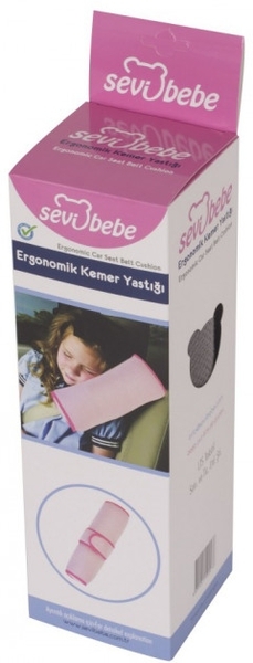 Накладка на ремень безопасности Sevi Bebe, серый (47-13) - Pampik - 4