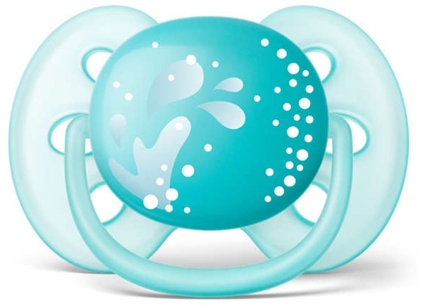 Пустушка Philips Avent (6-18 міс.), м'яка, 2 шт., для хлопчиків (SCF226/22) - Pampik - 3