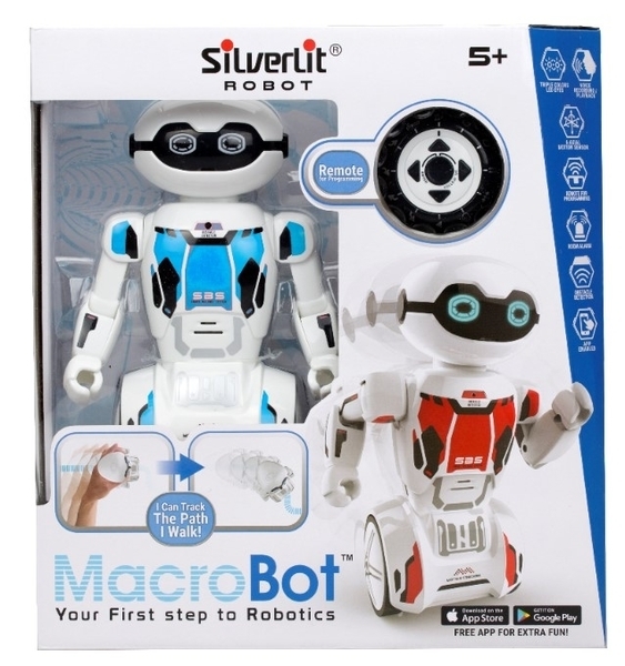 Робот Silverlit Macrobot, синий (88045) - Pampik - 8