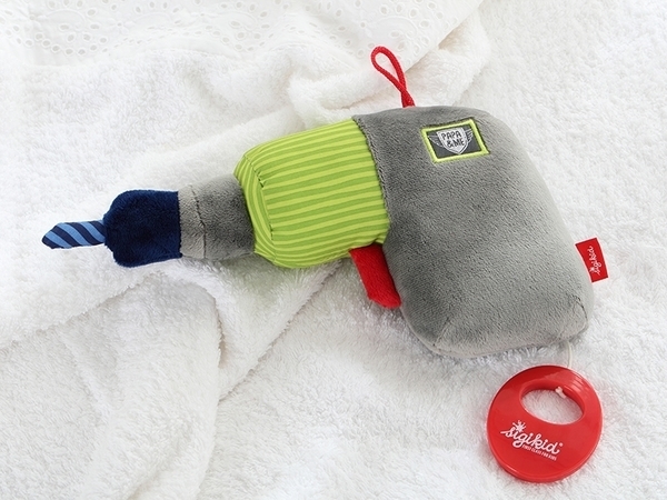 М'яка музична іграшка Sigikid Papa & Me Дриль, 37 см (41763SK) - Pampik - 6