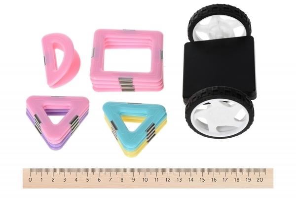 Магнітний конструктор Magplayer, 28 елементів (MPH2-28) - Pampik - 2