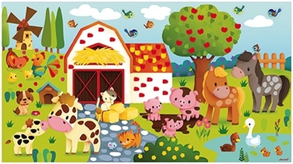 Набор для творчества Janod Постер Ферма с наклейками (J07789) - Pampik - 3