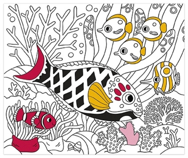 Набор для творчества Janod Бархатные картины (J07792) - Pampik - 5