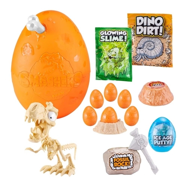 Игровой набор-сюрприз Zuru Smashers Dino Яйцо с аксессуарами (7448B) - Pampik - 3