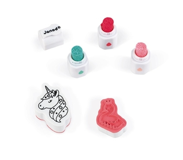 Набір штампів Janod Смайли, 50 шт. (J07801) - Pampik - 3