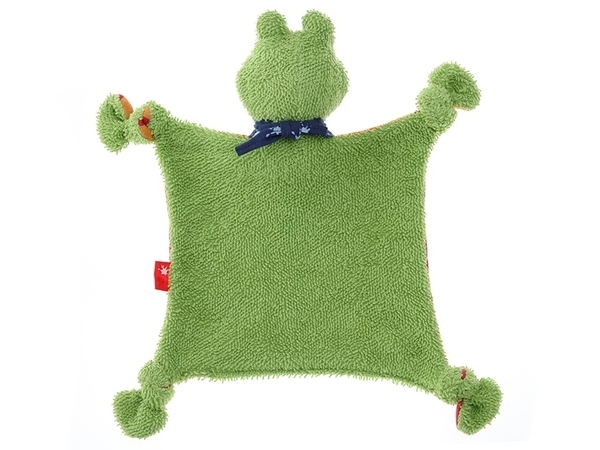 М'яка іграшка-лялька Sigikid Жаба, квадратна, 26 см (38685SK) - Pampik - 2