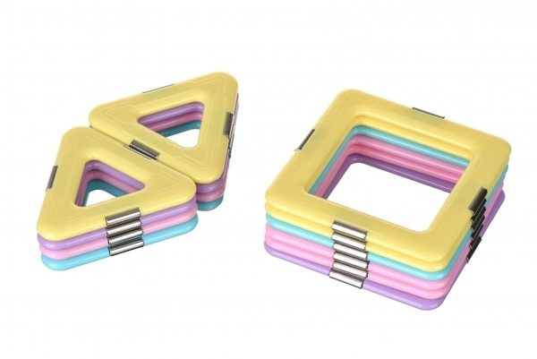 Магнітний конструктор Magplayer, 14 елементів (MPH2-14) - Pampik - 4