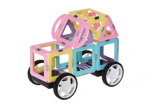 Магнітний конструктор Magplayer, 28 елементів (MPH2-28) - Pampik - 4