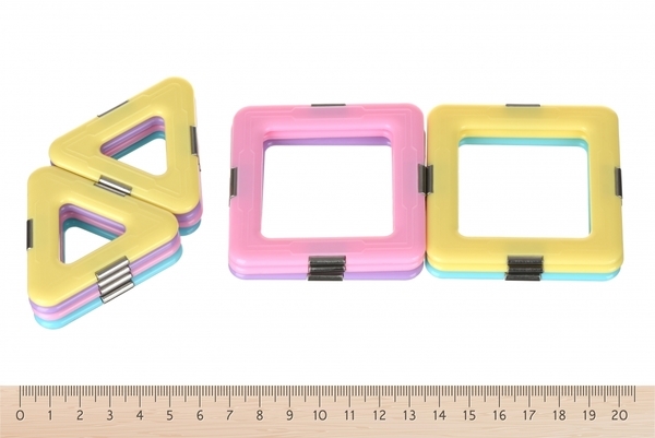 Магнітний конструктор Magplayer, 14 елементів (MPH2-14) - Pampik - 3