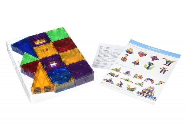 Магнітний конструктор Magplayer, 70 елементів (MPL-70) - Pampik - 2