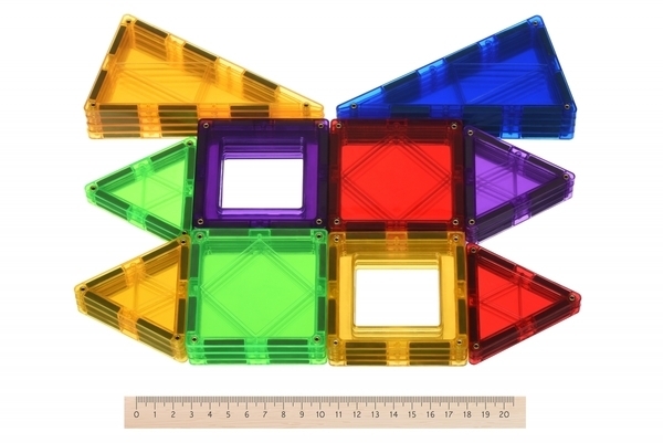 Магнітний конструктор Magplayer, 70 елементів (MPL-70) - Pampik - 5