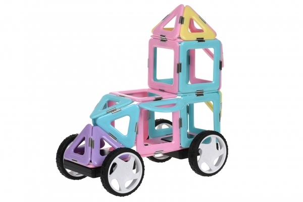 Магнітний конструктор Magplayer, 55 елементів (MPT2-55) - Pampik - 5