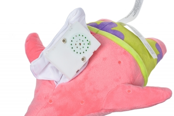 М'яка іграшка Sponge Bob Exsqueeze Me Plush Patrick Burp, зі звуком (EU690903) - Pampik - 3