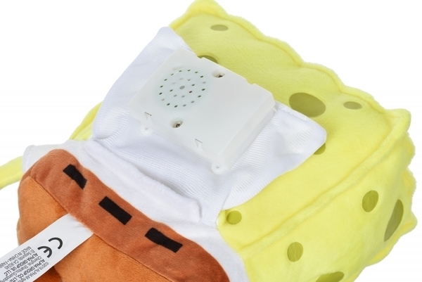 М'яка іграшка Sponge Bob Exsqueeze Me Plush SpongeBob Fart, зі звуком (EU690902) - Pampik - 4