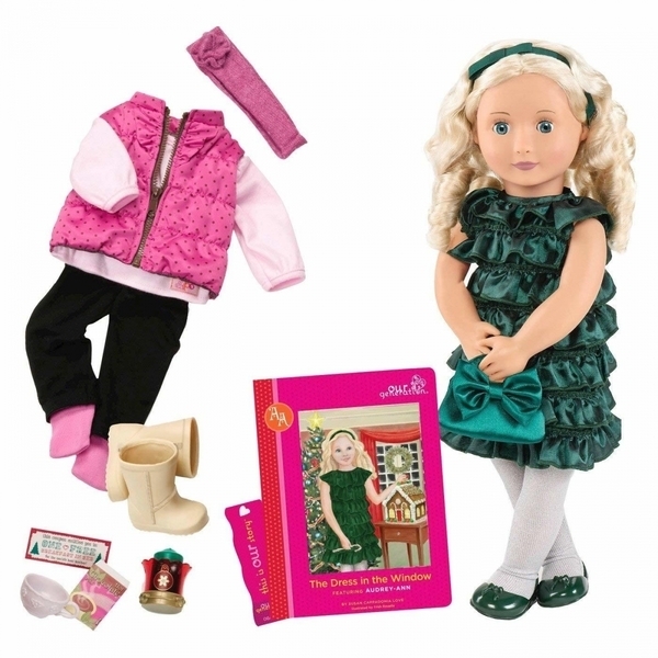 Лялька Our Generation Deluxe Одрі-Енн з книгою (BD31013ATZ) - Pampik - 2