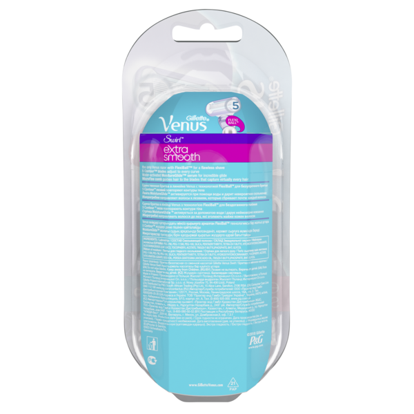 Бритва Venus Swirl з однією змінною касетою - Pampik - 4