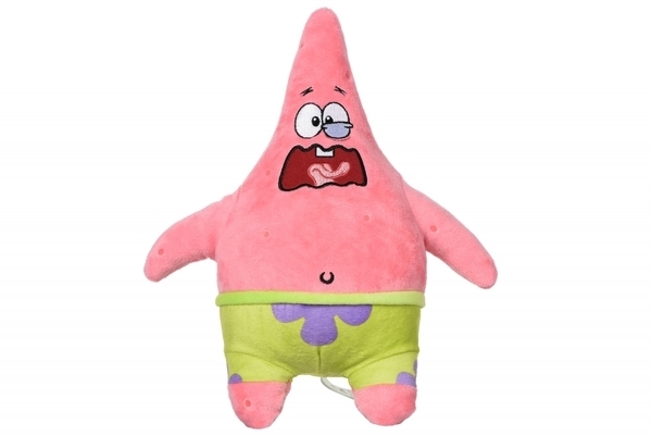 М'яка іграшка Sponge Bob Exsqueeze Me Plush Patrick Burp, зі звуком (EU690903) - Pampik - 2