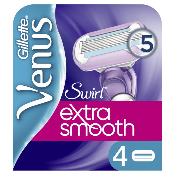 

Cменные картриджи для бритья Venus Swirl, 4 шт