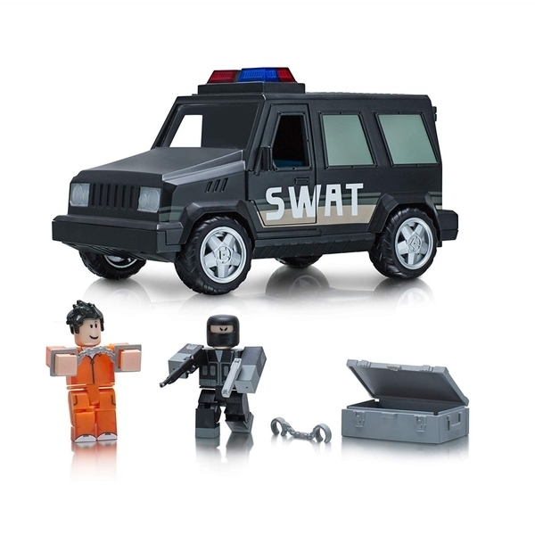 Игровой набор коллекционных фигурок Roblox Feature Vehicle Jailbreak: SWAT Unit W4, набор 2 шт. (10774R) - Pampik - 2