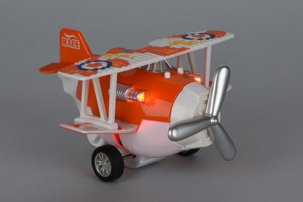 Самолет Same Toy Aircraft, со светом и музыкой, оранжевый (SY8012Ut-1) - Pampik - 4