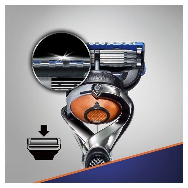 Бритвенный станок Gillette Fusion5 ProGlide Flexball c 1 сменным картриджем - Pampik - 9