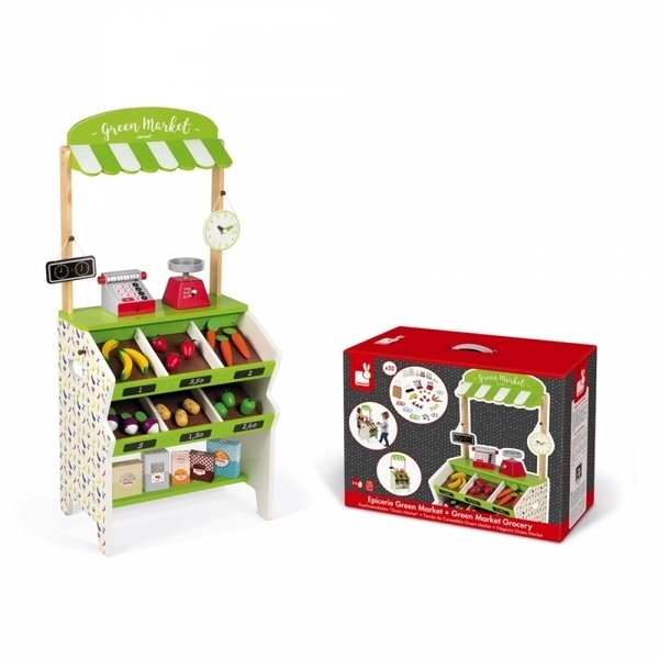Ігровий набір Janod Прилавок з овочами (J06574) - Pampik - 5
