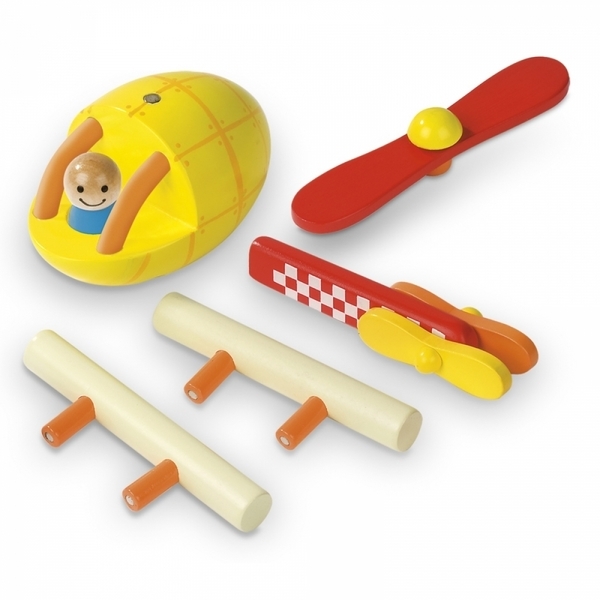 Магнітний конструктор Janod Вертоліт (J05206) - Pampik - 3