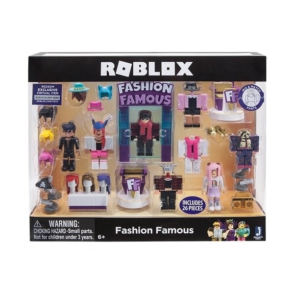 

Игровой набор коллекционных фигурок Roblox Environmental Set Fashion Famous W1.5, набор 4 шт. (19821R