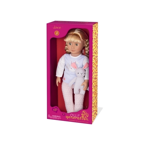 Лялька Our Generation Джові в піжамі з кроликом, 46 см (BD31147Z) - Pampik - 3
