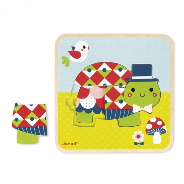 Пазл многослойный Janod Черепашка (J07012) - Pampik - 3