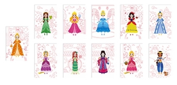 Набор для творчества Janod Сказочные принцессы (J07836) - Pampik - 3