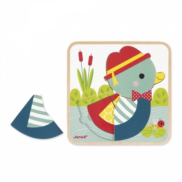 Пазл многослойный Janod Уточка (J07030) - Pampik - 4