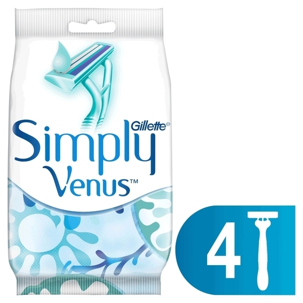 Бритвы одноразовые Gillette Simply Venus 2, 4 шт. - Pampik - 2